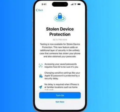 井研苹果授权维修店分享被盗设备保护功能开启方法 